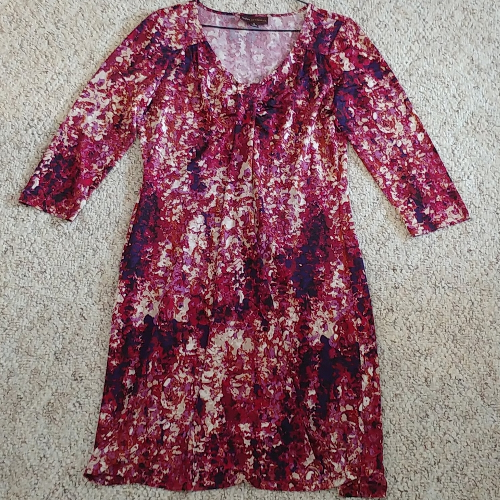 New flower printed womens dress